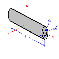 Hollow Cylinder Illustration